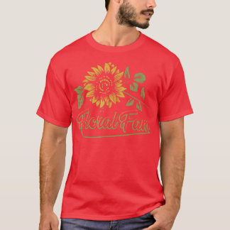 Floral Fam Home Garden Gardening Field Sunflower T-Shirt