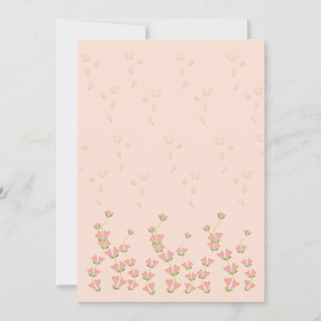 Floral Fantasies Einladung (Vorderseite)