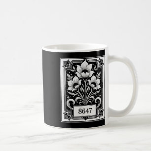 Floral Feminist 8647 Anti-Trump Menschenrechte Fun Kaffeetasse