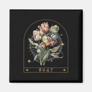 Floral Feminist 8647 Anti-Trump Menschenrechte Fun Magnet