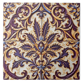 Floral Filigree Fliese