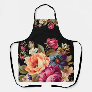 Floral Fille moderne sur tout l'imprimé tablier