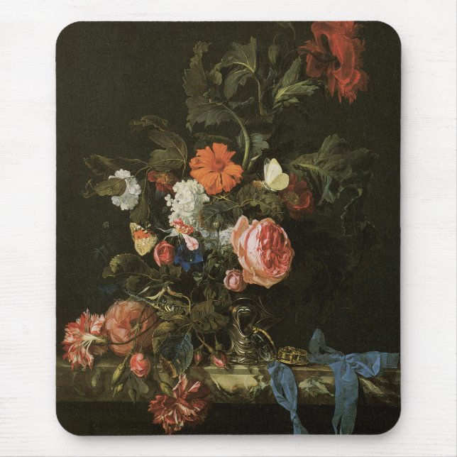 Floral Fine Art mit Rose Mousepad (Vorne)
