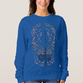 Floral Fishing Rod – Women’s Sweatshirt