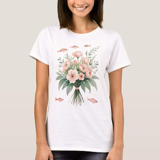 Floral Fishing Tee (Vorderseite)