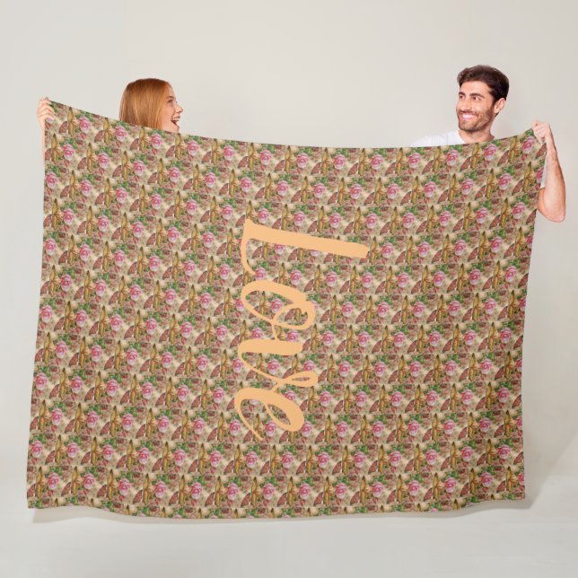 floral fleecedecke (Beispiel)