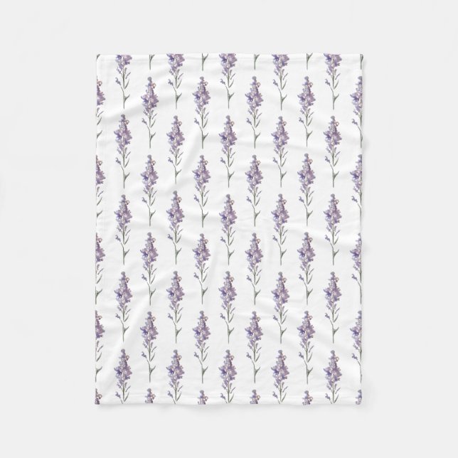 Floral Fleecedecke (Vorderseite)