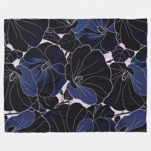 floral fleecedecke