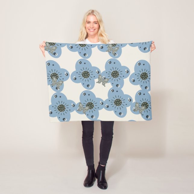 floral fleecedecke (Beispiel)