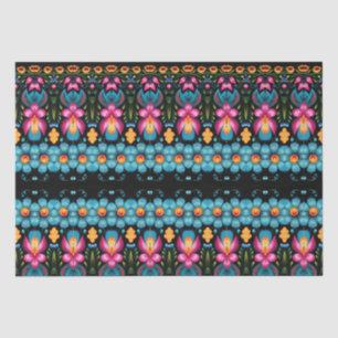 Floral Folk Art Modern Seidenpapier