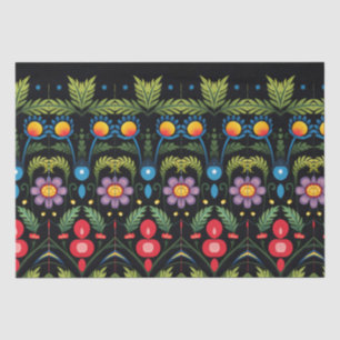 Floral Folk Art Modern Seidenpapier
