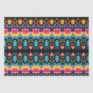 Floral Folk Art Modern Seidenpapier