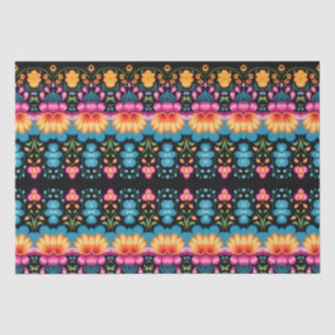 Floral Folk Art Modern Seidenpapier