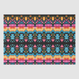 Floral Folk Art Modern Seidenpapier