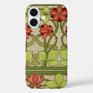 Floral Frieze Border im Jugendstil iPhone 16 Hülle