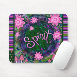 Floral Fun Spirit Modern Strip Inspirivity Mousepad