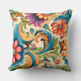 Floral Funkadelic Botanical Kissen