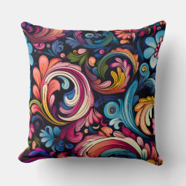 Floral Funkadelic Botanical Kissen