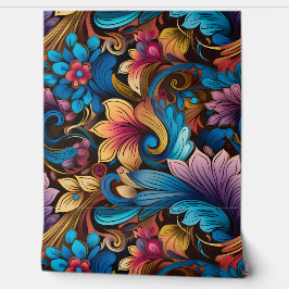 Floral Funkadelic Botanical Tapete