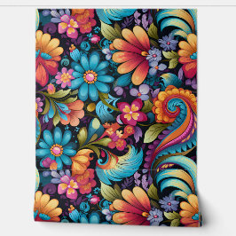 Floral Funkadelic Botanical Tapete