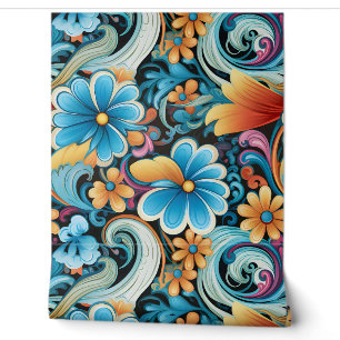 Floral Funkadelic Botanical Tapete