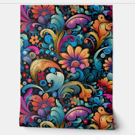 Floral Funkadelic Botanical Tapete