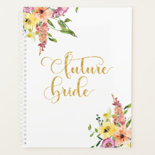 Floral future mariée Parties scintillant or Mariag
