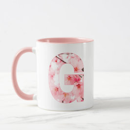 Floral G Initial Mug | Personalized Name & Traits Tasse