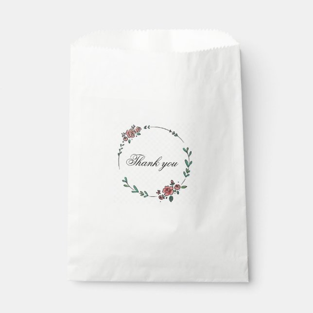 Floral Gabe Tasche Geschenktütchen (Vorderseite)