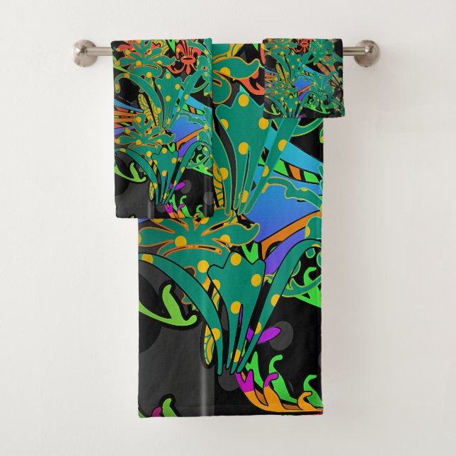 Floral Gala Badhandtuch Set (Insitu)