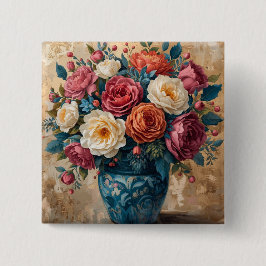 Floral Galore  Button