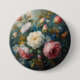 Floral Galore  Button