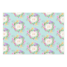 Floral Garden Aqua