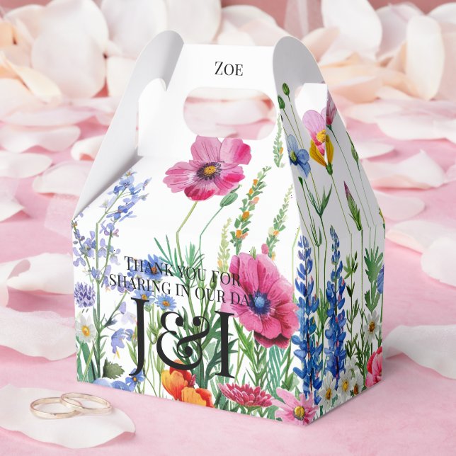 Floral garden wedding geschenkschachtel (Hochzeit)