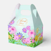 Floral Garden Zelt Gefallen Box