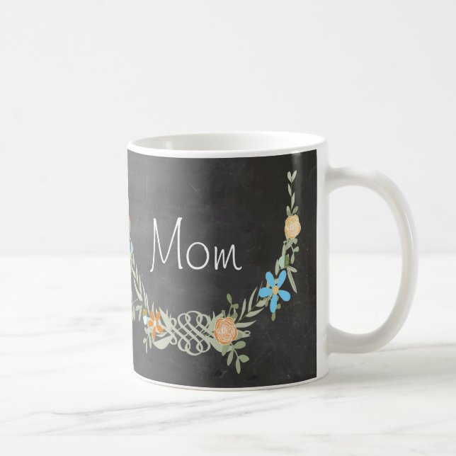 Floral Garland Maman Mug (Droite)