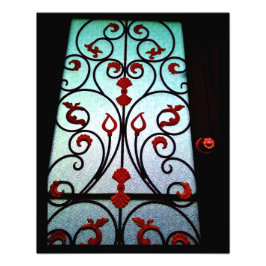 Floral Gate Fotodruck