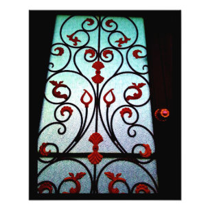 Floral Gate Fotodruck