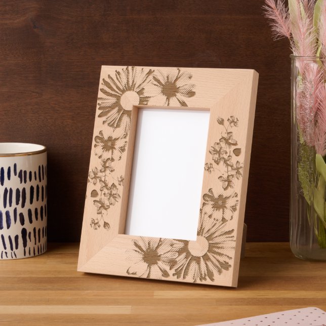 Floral Geätzte Rahmen (Linke Ecke)