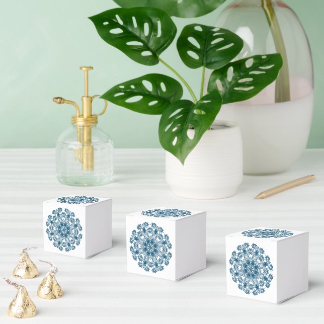 Floral Geblüht Motif Gefallen Box Geschenkschachtel (Zahlreiche)