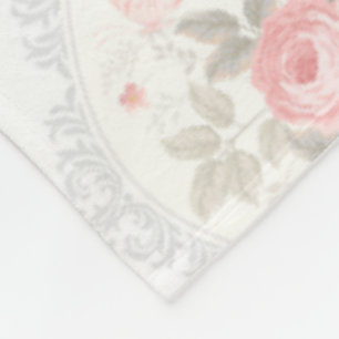 Floral gemusterte Fleece-Decke Fleecedecke