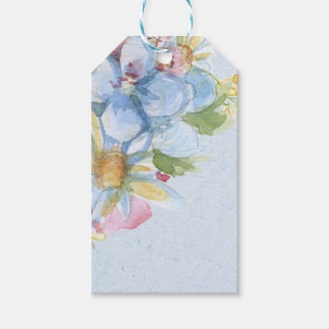 floral geschenkanhänger (Vorderseite)