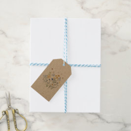 floral geschenkanhänger