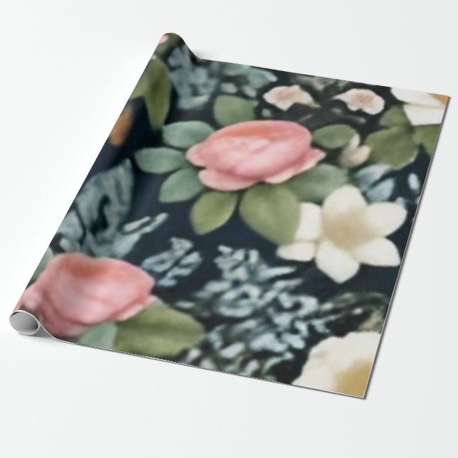 Floral Geschenkpapier (Ungerollt)
