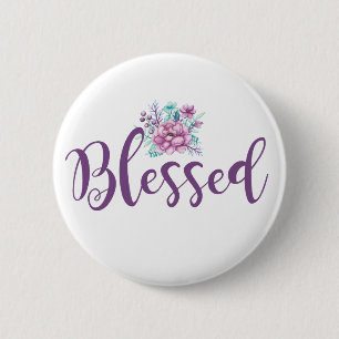 Floral gesegnet button