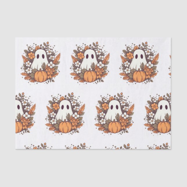 Floral Ghost Seidenpapier (Vorderseite)