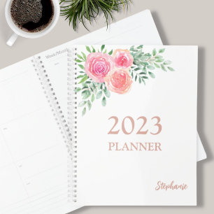 Floral Girly 2023 Planer