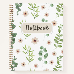 Floral Girly NoteBook Notizbuch