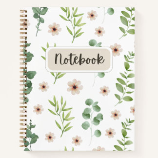Floral Girly NoteBook Notizbuch