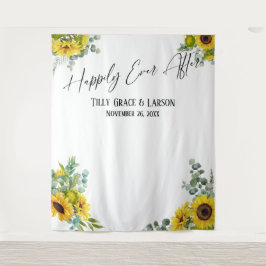 Floral glücklich immer nach dem Foto Hintergrund Wandteppich
